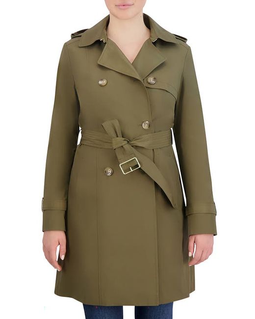 Cole Haan Signature Hooded Trench Coat