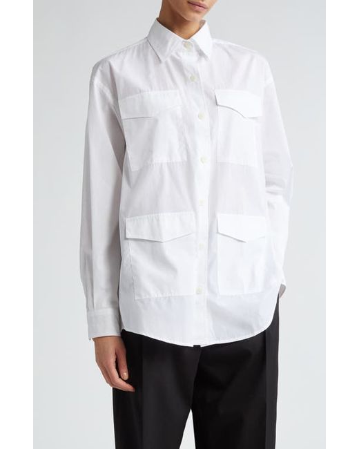 Maria Mcmanus Cargo Pocket Organic Cotton Button-Up Shirt