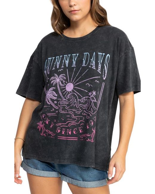 Roxy Sunny Days Oversize Graphic T-Shirt