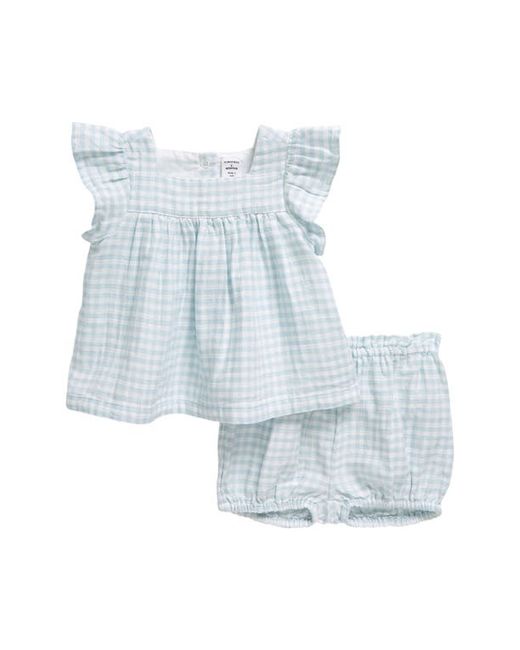 Nordstrom Cotton Gingham Top Bloomers