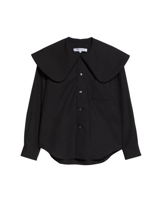 Comme Des Garçons Comme Des Garçons Oversize Collar Cotton Button-Up Shirt