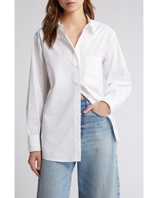 Frame The Borrowed Pocket Organic Cotton Button-Up Shirt
