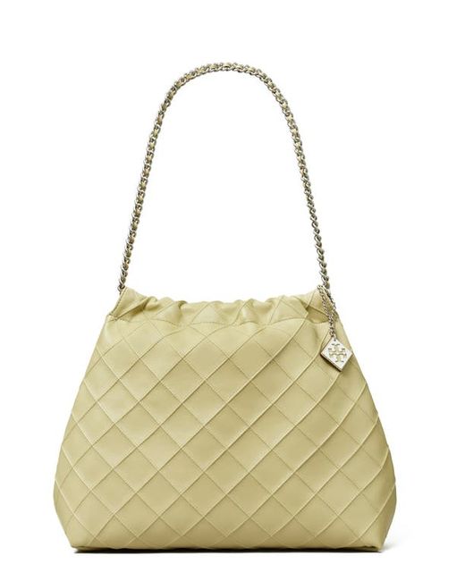 Tory Burch Fleming Soft Quilted Leather Hobo Bag