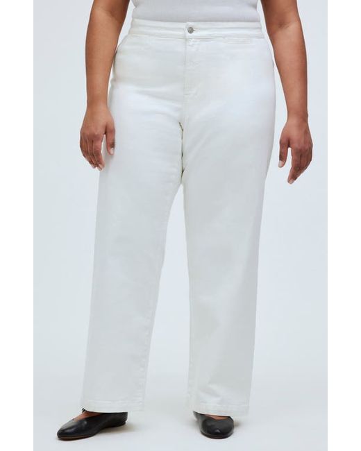 Madewell Curvy Perfect Wide Leg Crop Jeans