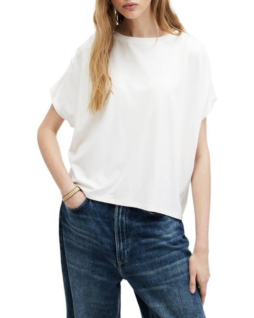 AllSaints Natalie Ruched Shoulder T-Shirt