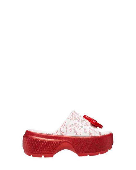 Crocs Hello Kitty Stomp Platform Slide Sandal