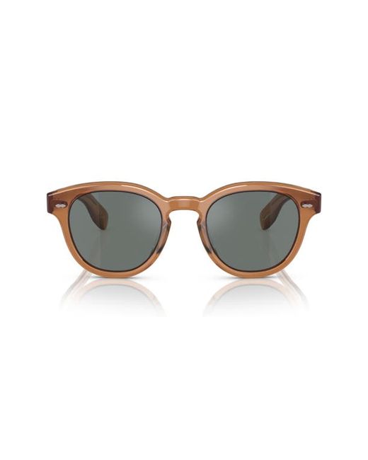 Oliver Peoples Cary Grant 50mm Pillow Sunglasses Carob Regal
