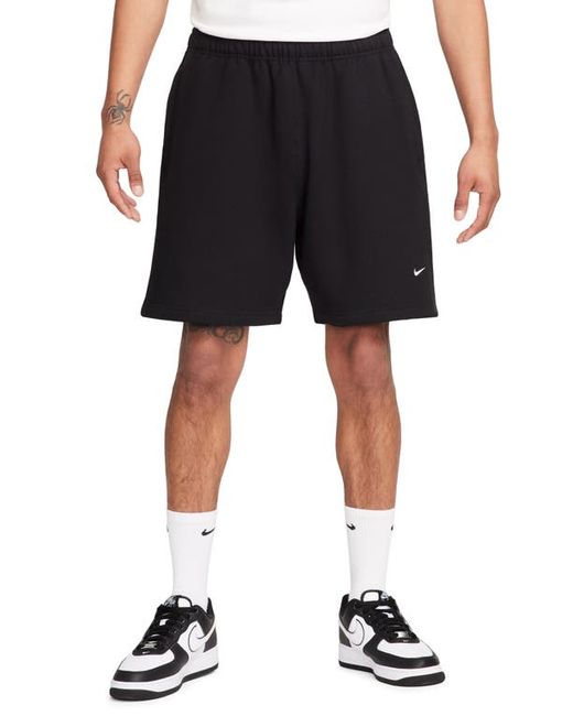 Nike Solo Swoosh Fleece Sweat Shorts Black