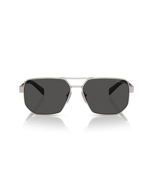 Prada Sport 59mm Pilot Sunglasses