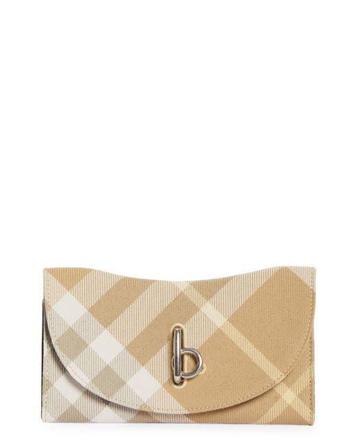 Burberry Rocking Horse Check Continental Wallet