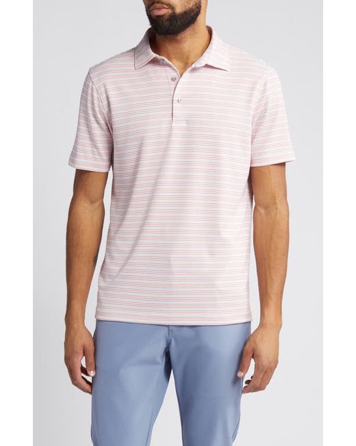 Scott Barber Stripe Tech Polo Shirt