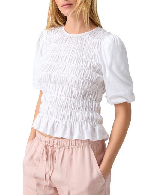 Sanctuary Together Again Shirred Puff Sleeve Top