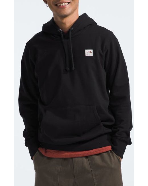 The North Face Heritage Patch Recycled Cotton Blend Hoodie Tnf Black/Tnf