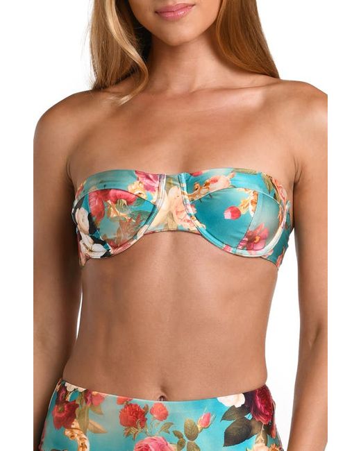 L'agence Alexandria Roses Structured Bikini Top