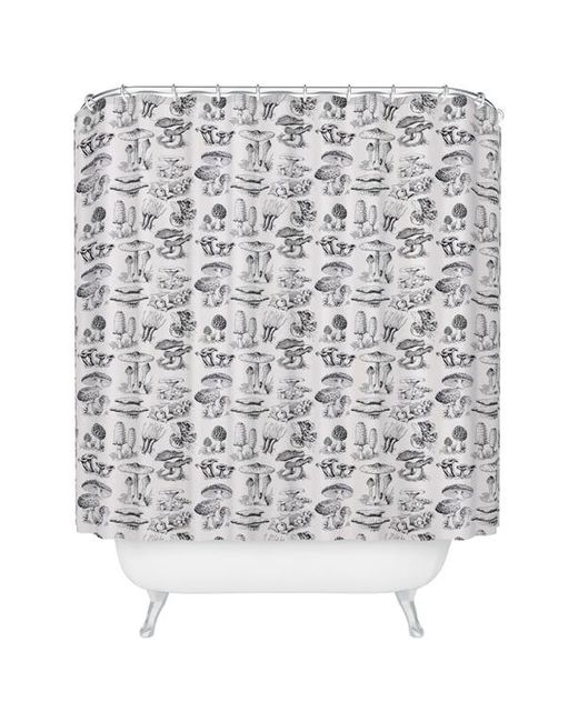 DENY Designs Mushroom Collection Shower Curtain