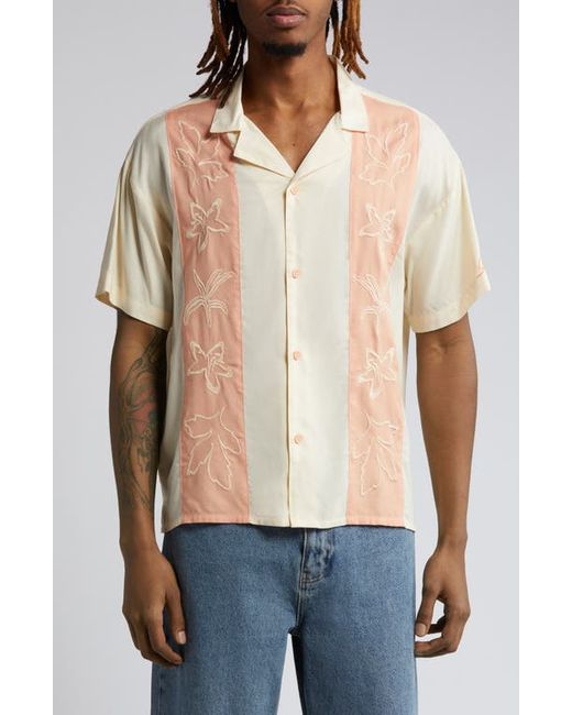 Native Youth Floral Boxy Camp Shirt
