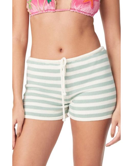 Capittana Maddy Stripe Cover-Up Shorts
