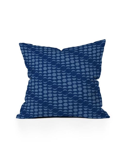 DENY Designs Moon Sky Phases Blues Accent Pillow