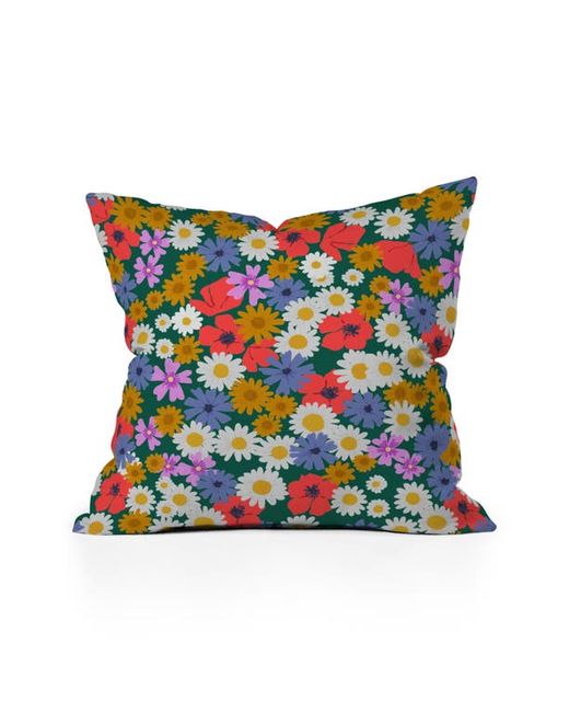 DENY Designs Meadow Wildflowers Accent Pillow
