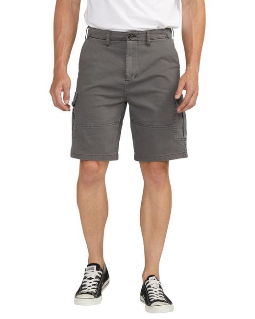 Silver Jeans Co. . Stretch Cotton Twill Cargo Shorts