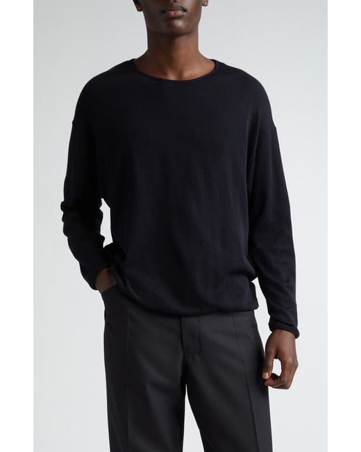 Lemaire Long Sleeve Cotton Cashmere T-Shirt