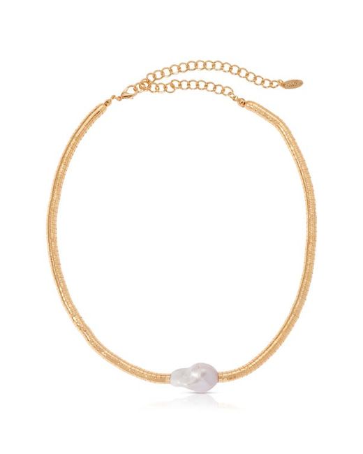 Ettika Cultured Freshwater Pearl Choker Necklace