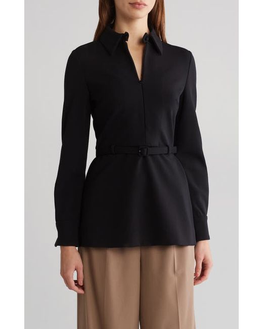 Valentino Belted Long Sleeve Top
