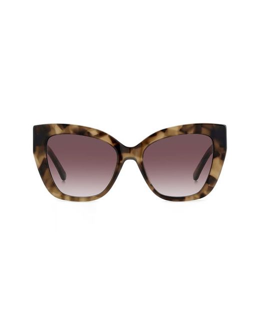 Kate Spade New York bexley 54mm gradient cat eye sunglasses Havana/Burgundy Shaded