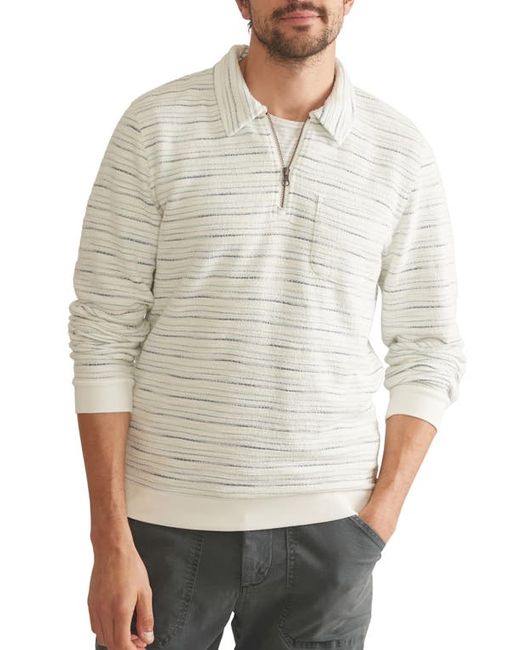 Marine Layer Textured Stripe Pullover Sweater