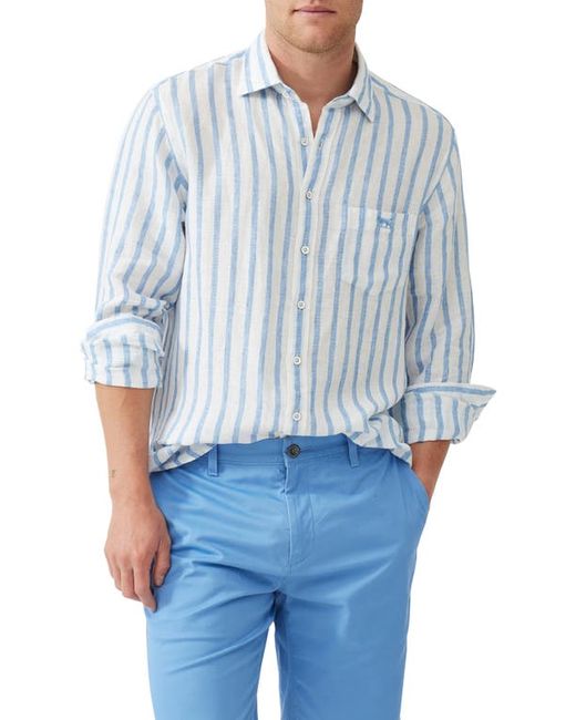 Rodd & Gunn Napier South Original Fit Stripe Linen Button-Up Shirt