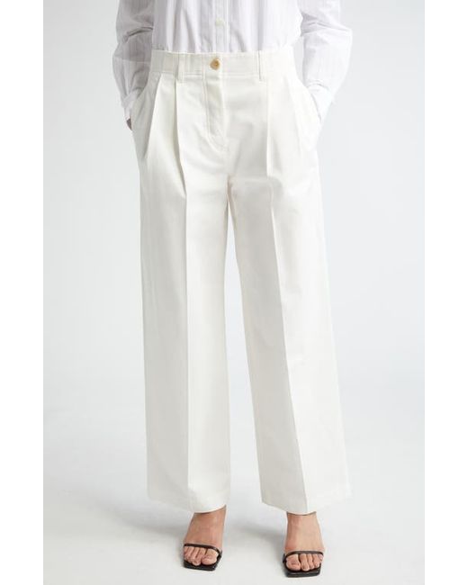 Totême Relaxed Fit Organic Cotton Twill Pants