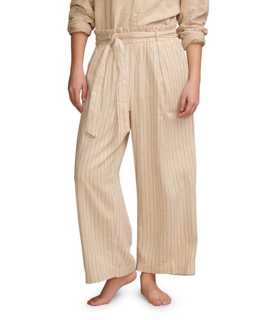 Lucky Brand Cotton Blend Paperbag Pants