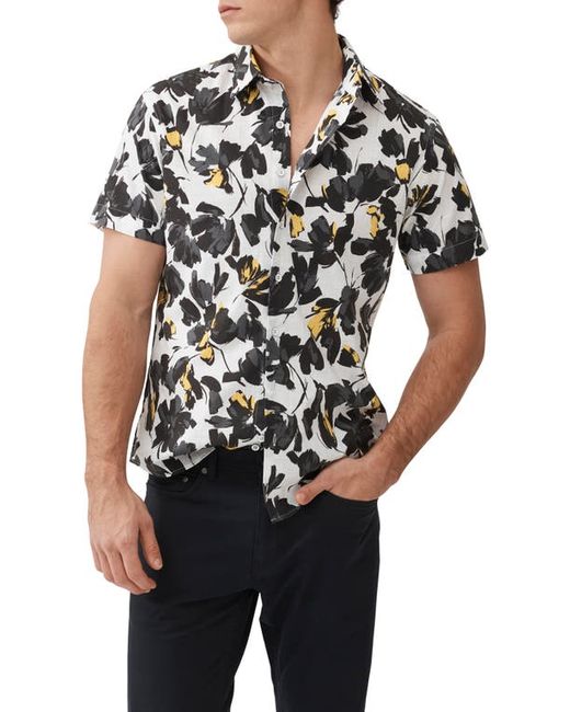 Rodd & Gunn Newcastle Sports Fit Floral Short Sleeve Cotton Button-Up Shirt