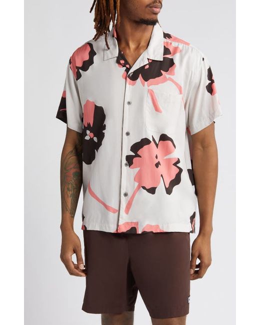 Obey Paper Cuts Floral Camp Shirt
