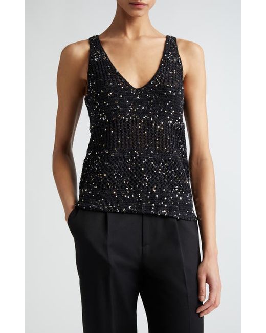 Maria Mcmanus Recycled Sequin Sweater Tank