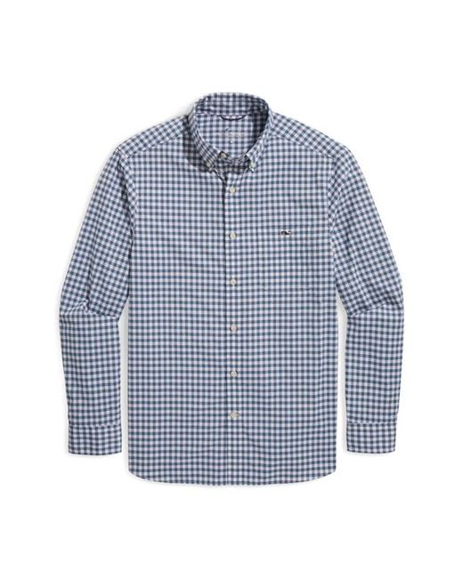 Vineyard Vines On-The-Go Gingham Button-Down Shirt