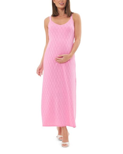 Ripe Maternity Skyla Sleeveless Pointelle Knit Midi Maternity Dress