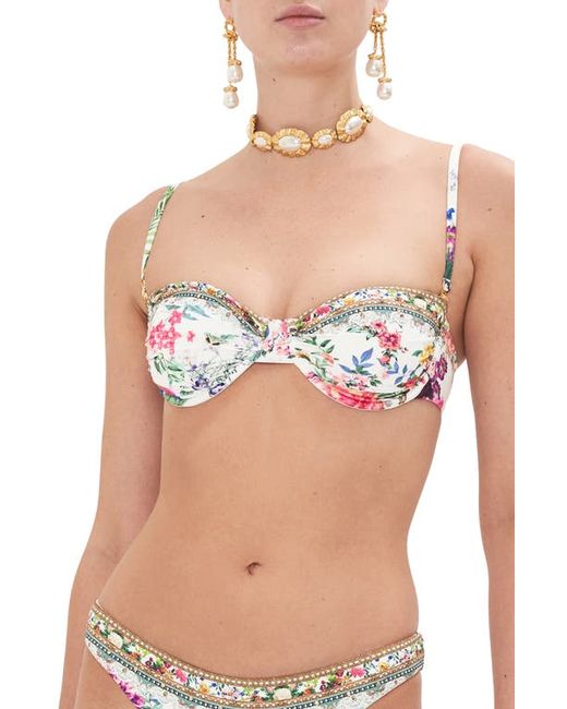 Camilla Plumes Parterres Underwire Convertible Bikini Top