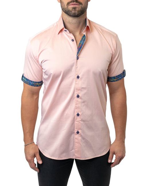 Maceoo Galileo Sorbet Button-Up Shirt