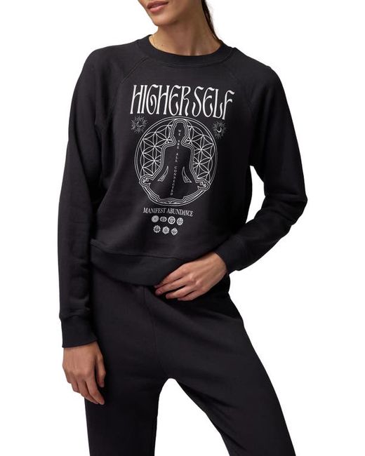 Spiritual Gangster Higher Self Long Sleeve Cotton Modal Graphic Sweatshirt