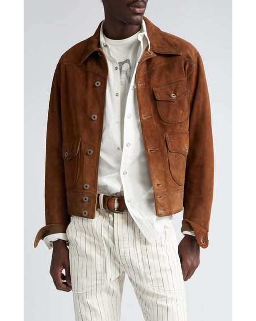 Double RL Alston Roughout Leather Jacket
