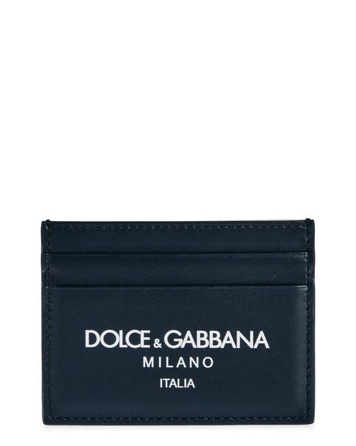 Dolce & Gabbana Milano Logo Leather Card Case