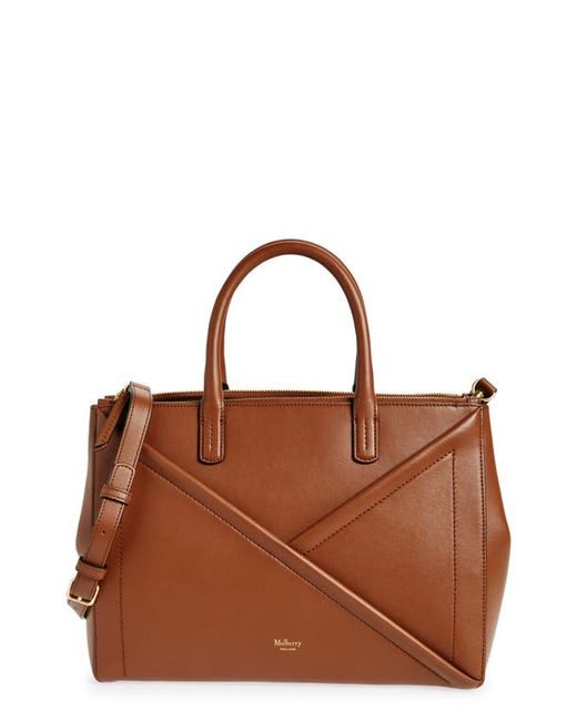 Mulberry Micro M Zipped Leather Top Handle Bag