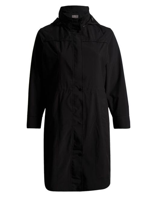 Gallery Water Resistant Raincoat with Removable Hood