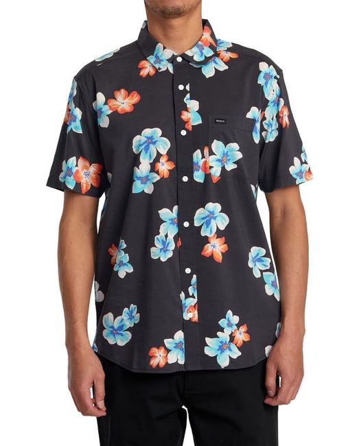 Rvca Anytime Short Sleeve Button-Up Shirt