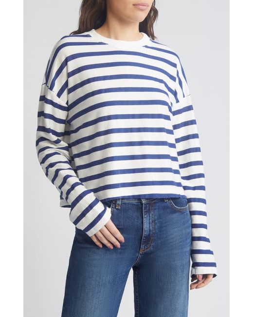 Askk Ny Stripe Long Sleeve Cotton T-Shirt