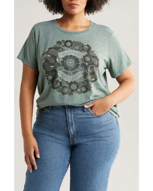 Lucky Brand Be Mindful Grateful Graphic T-Shirt