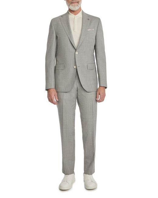 Jack Victor Esprit Contemporary Fit Pinstripe Wool Suit