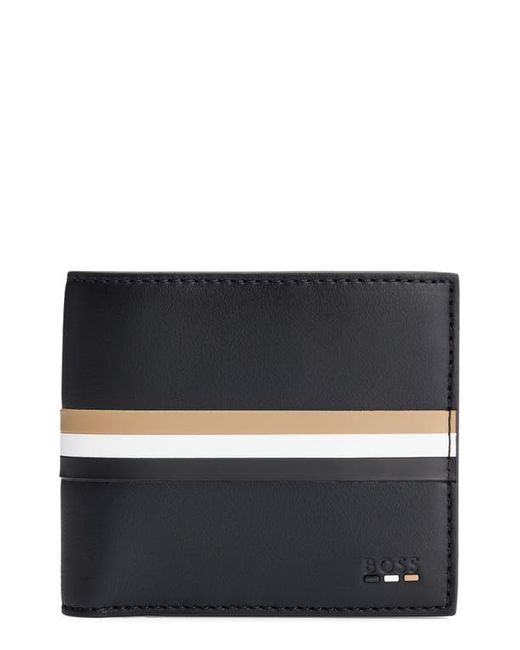 Boss Ray Faux Leather Bifold Wallet