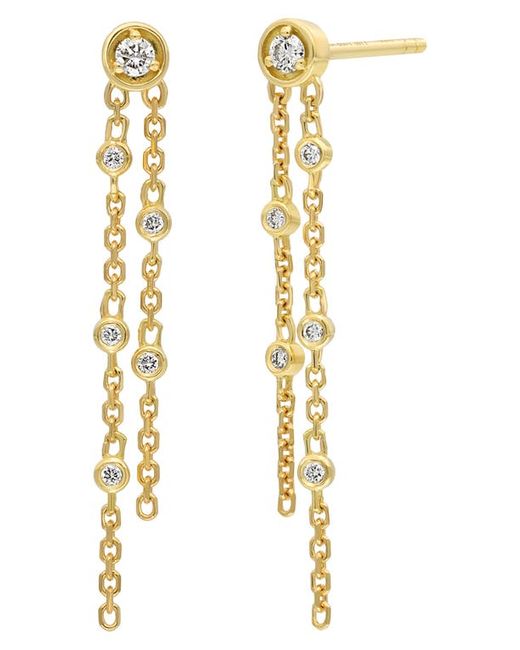 Bony Levy Monaco Diamond Linear Drop Earrings